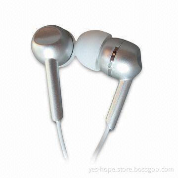 Phone Earphones with Fashionable Jewel and 1.2M Cord Length, Available in Various Colors